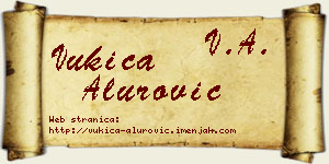 Vukica Alurović vizit kartica